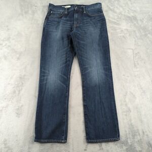 GAP Jeans 33x32 (Fits 31x30) Blue 1969 Straight Dark Wash Mid Rise 100% Cotton